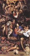 MAINO, Fray Juan Bautista Adoration of the Shepherds sg oil painting artist